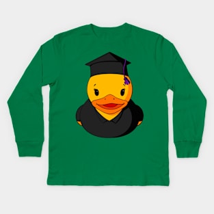 Graduate Rubber Duck Kids Long Sleeve T-Shirt